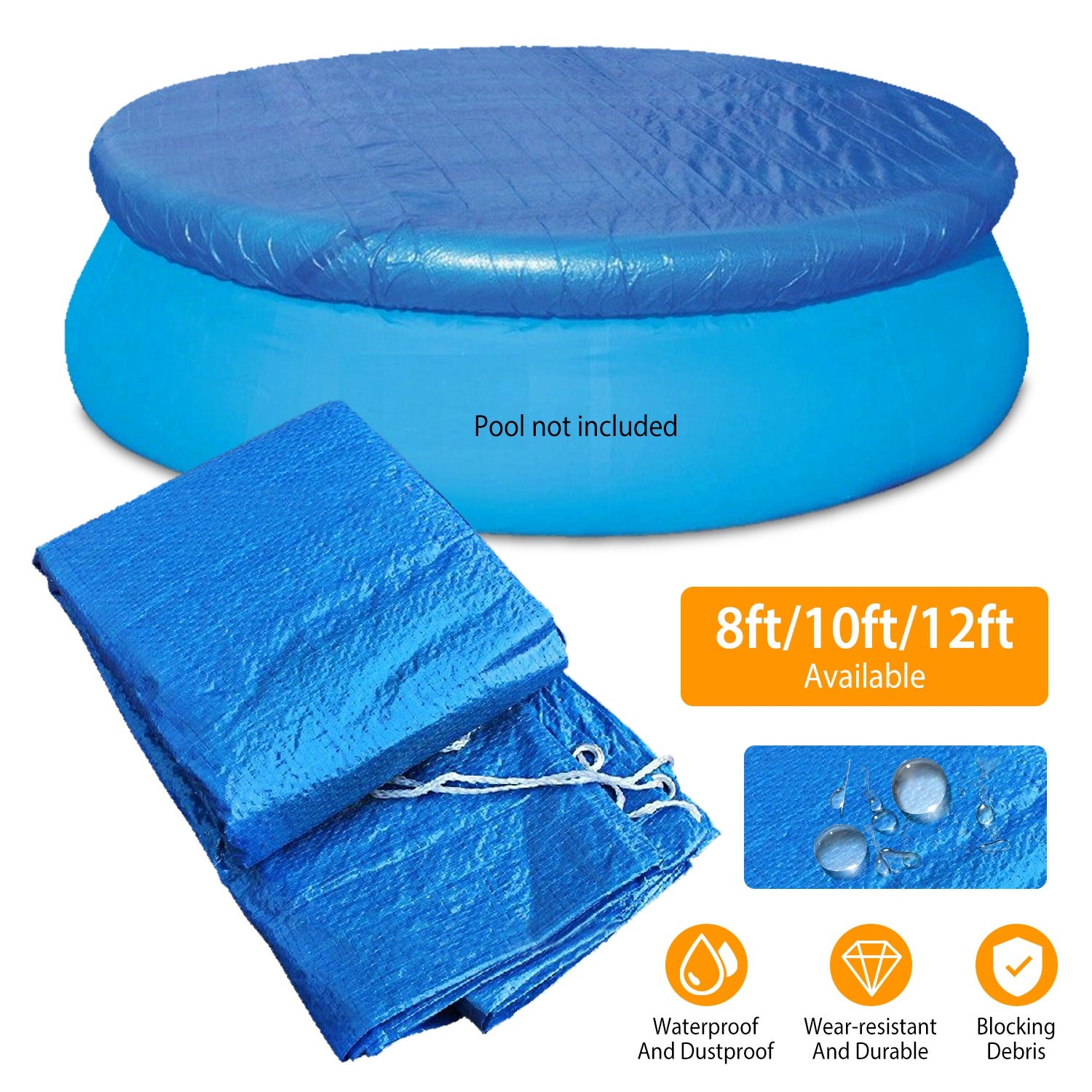 Round Swimming Pool Cover Sports & Outdoors - DailySale