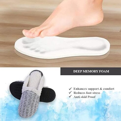 Roxoni Memory Foam Slippers for Women Women's Shoes & Accessories - DailySale