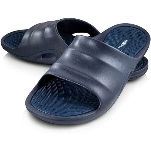 Roxoni Men’s Beach Rubber Sandals Men's Shoes & Accessories Blue 8 - DailySale