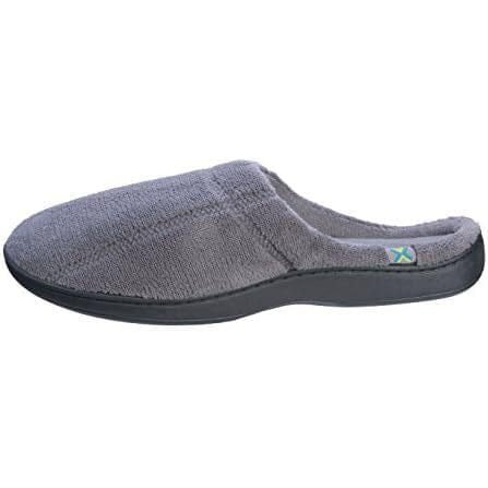 Roxoni Men's Slippers Terry Slip On Clog Comfort House Slipper Indoor/Outdoor Men's Shoes & Accessories Gray 7-8 - DailySale