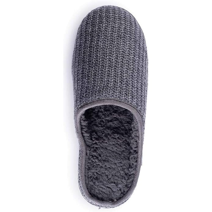 Roxoni Men’s Wool Slip-On Comfortable Knit House Slipper