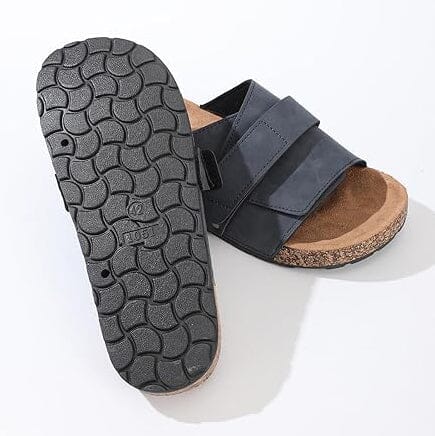 Roxoni Stylish Flat Sandals for Men - Adjustable Strap Men's Shoes & Accessories - DailySale