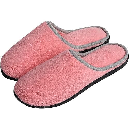 Roxoni Women’s Clog Slippers Microterry Memory Foam Comfy Footbed Women's Shoes & Accessories Pink 6-7 - DailySale
