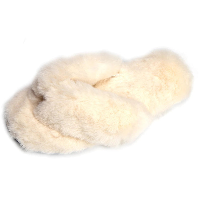 Roxoni Women's Indoor Cute Plush With Contrast Trimming House Slipper Women's Shoes & Accessories - DailySale