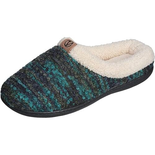 Roxoni Womens Knitted Fleece Lined Clog Slippers Warm House Shoe Women's Shoes & Accessories - DailySale