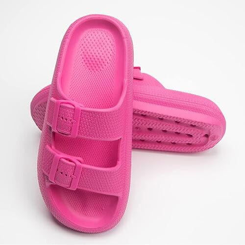 Roxoni Women's Slip-on Sandals Adjustable Buckle Strap