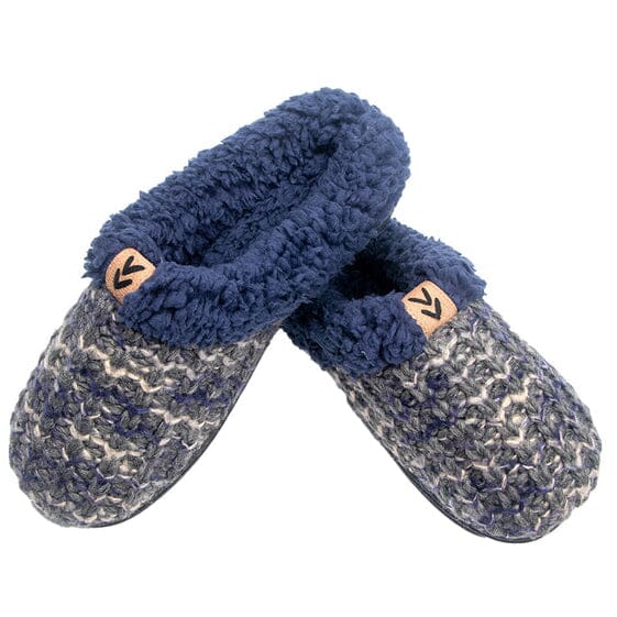 Roxoni Women's Slippers Tight Knit Clog With Fleece Trim