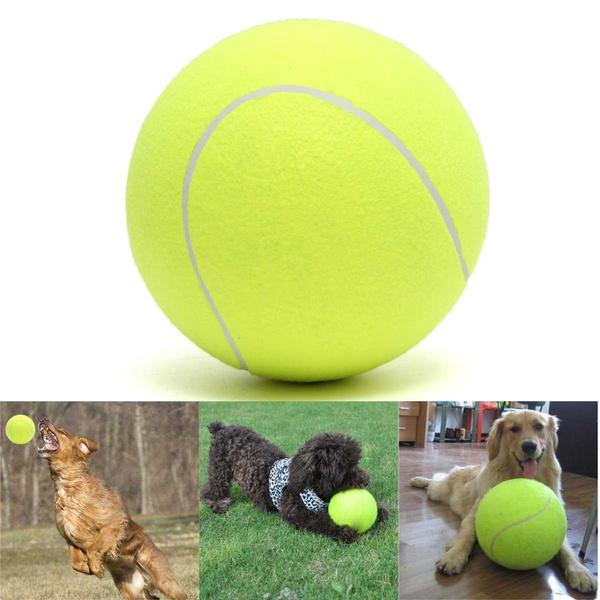 Rubber Kelly Big Giant Pet Dog Tennis Ball Thrower Pet Supplies - DailySale