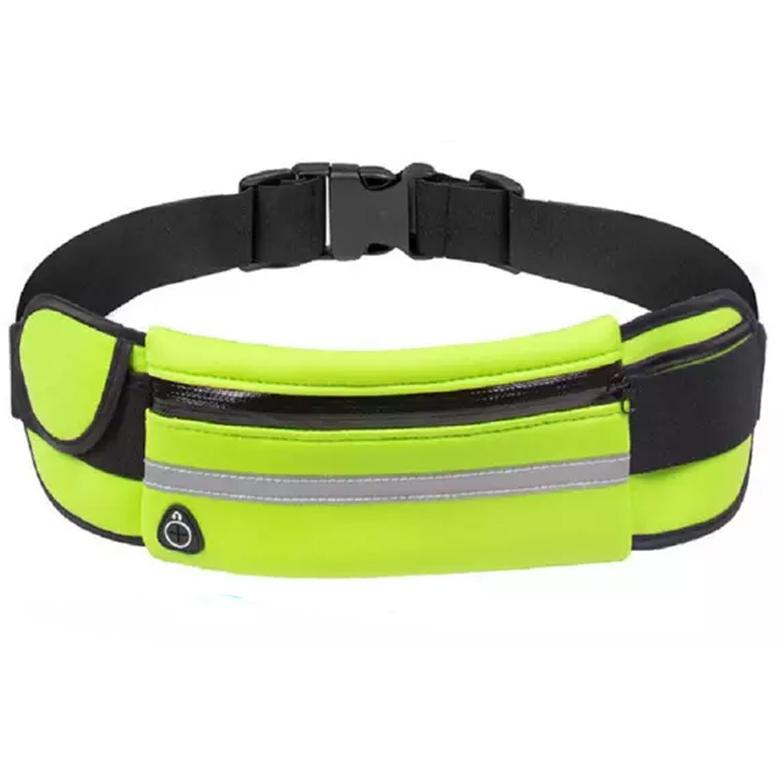 Running Bum Bag Fanny Pack Travel Waist Money Belt Zip Hiking Pouch Wallet Sports & Outdoors Yellow - DailySale