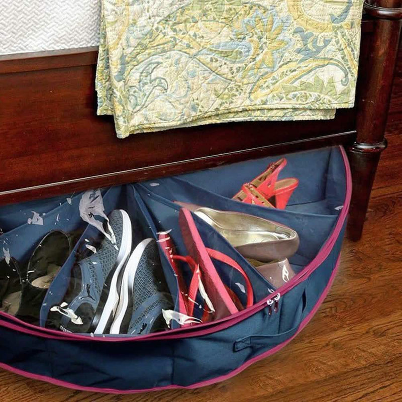 12-Compartment Round Shoe Organizer - DailySale, Inc