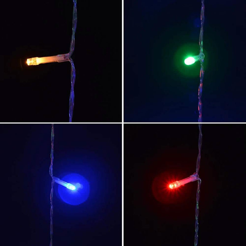 Safety Voltage Operated 300 LED Curtains Light Outdoor Lighting - DailySale
