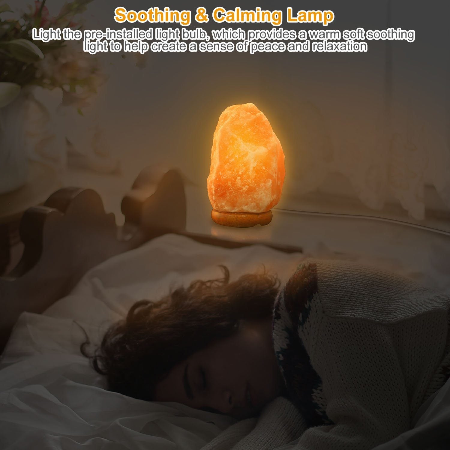 Salt Crystal Rock Lamp Indoor Lighting - DailySale