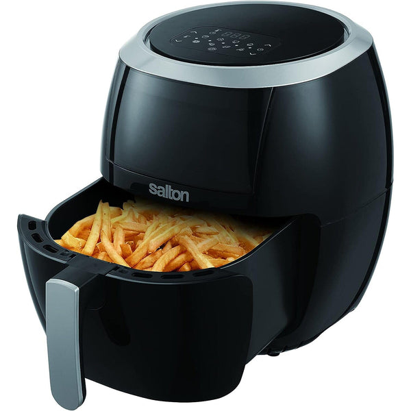 Kitchen HQ 10in1 9Quart Dual Air Fryer with Kebabs 