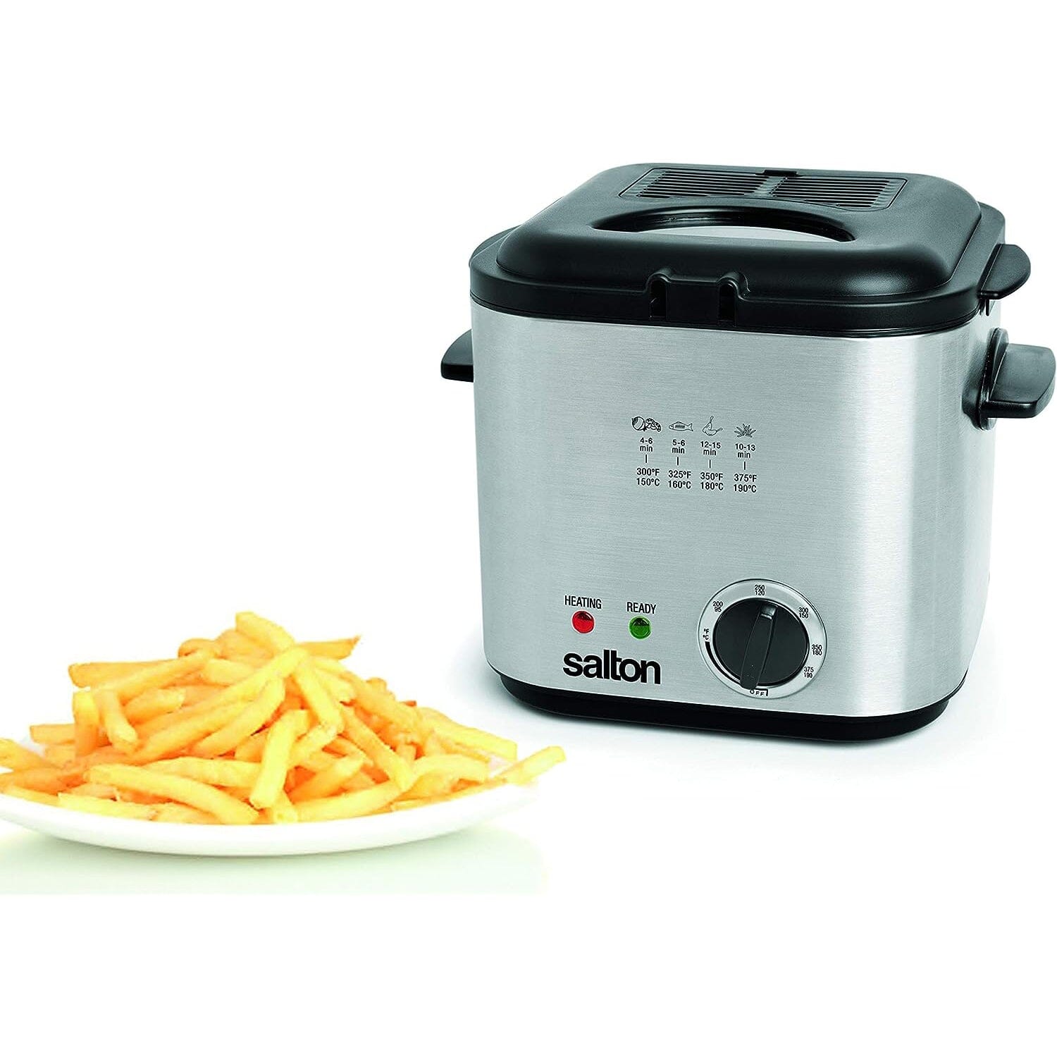 Salton Compact Deep Fryer 1.0 Liter/Quart Kitchen Appliances - DailySale