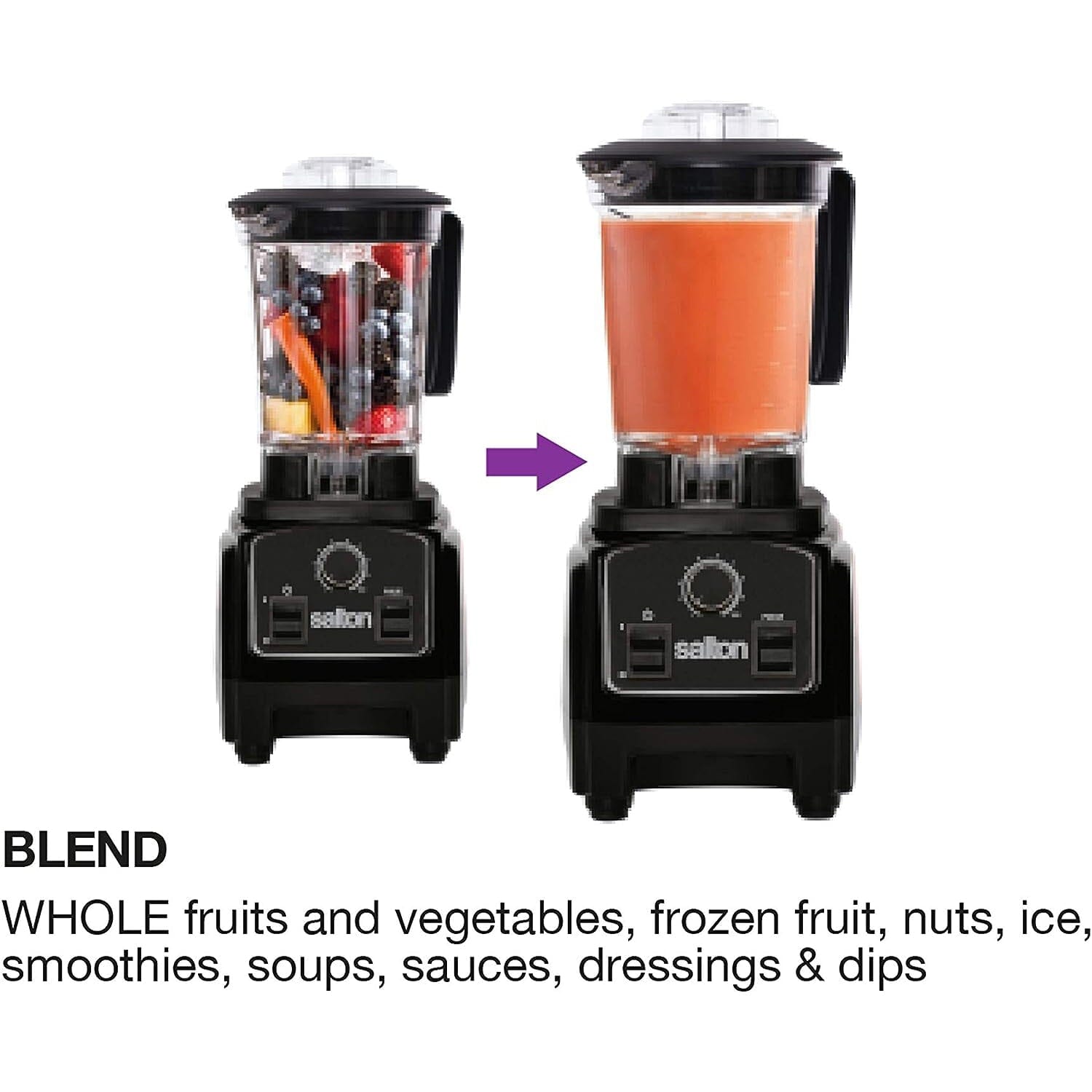 Salton Compact Power Blender 1.2 L/Qt Kitchen Appliances - DailySale