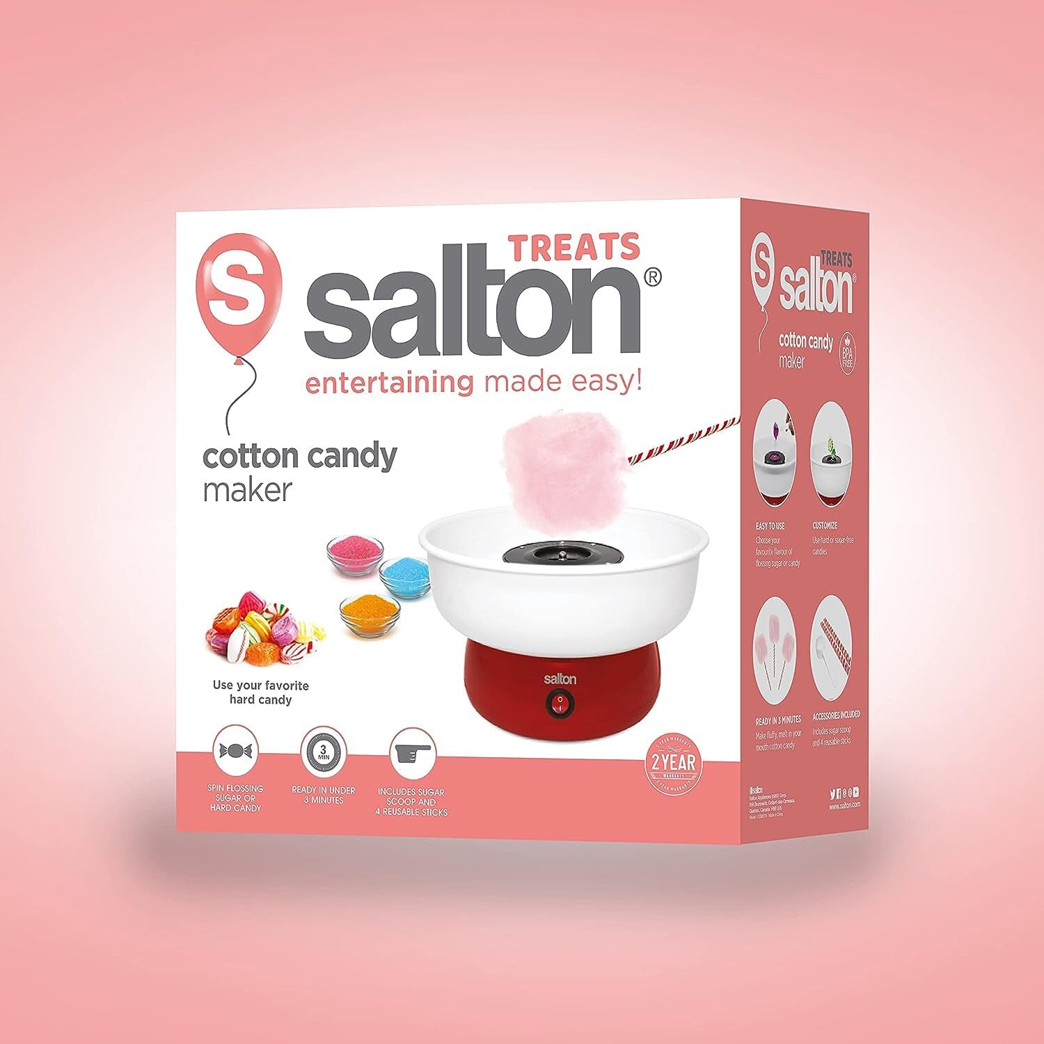 Salton Cotton Candy Maker Kitchen Appliances - DailySale