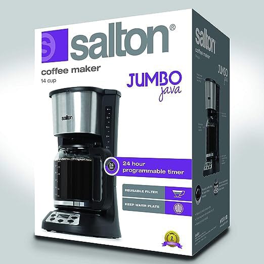 Salton Jumbo Java Coffee Maker 14 Cup Kitchen Appliances - DailySale