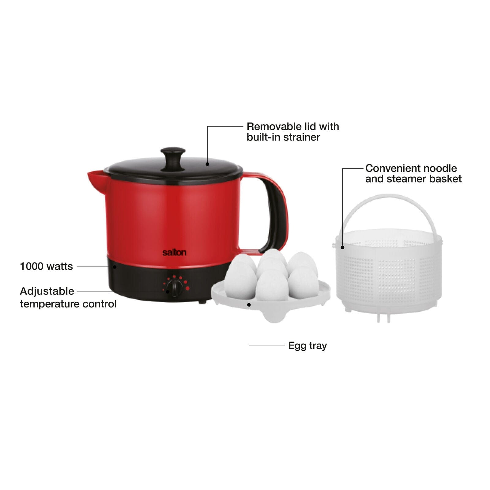 Salton Multi-Pot 1 Liter/Quart Kitchen Appliances - DailySale