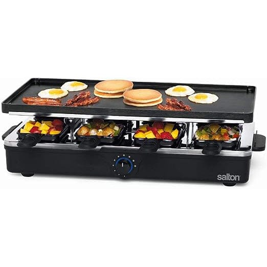 Salton Party Grill/Raclette – 8 person Kitchen Appliances - DailySale