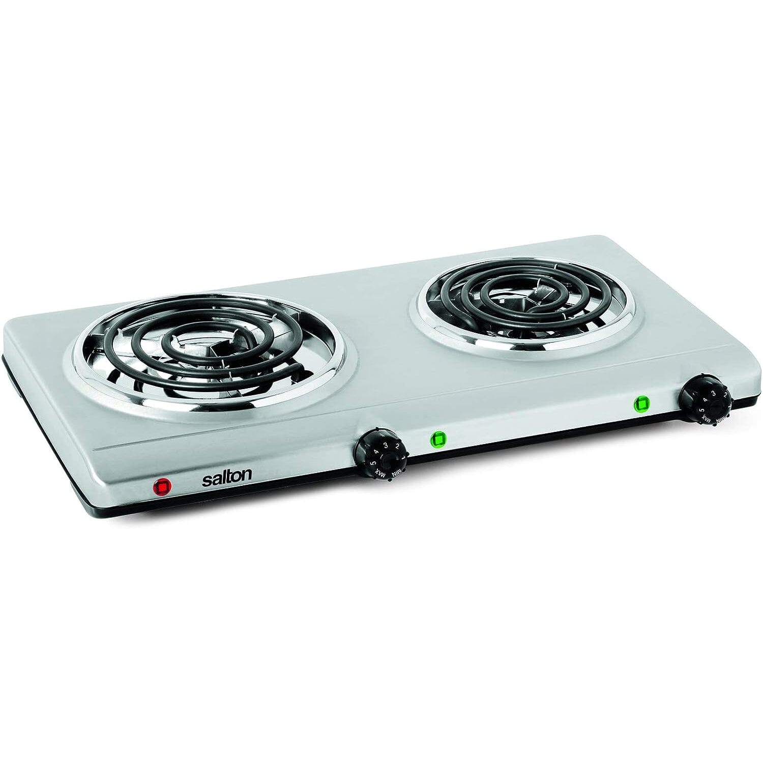 Salton Portable Double Cooktop Kitchen Appliances - DailySale