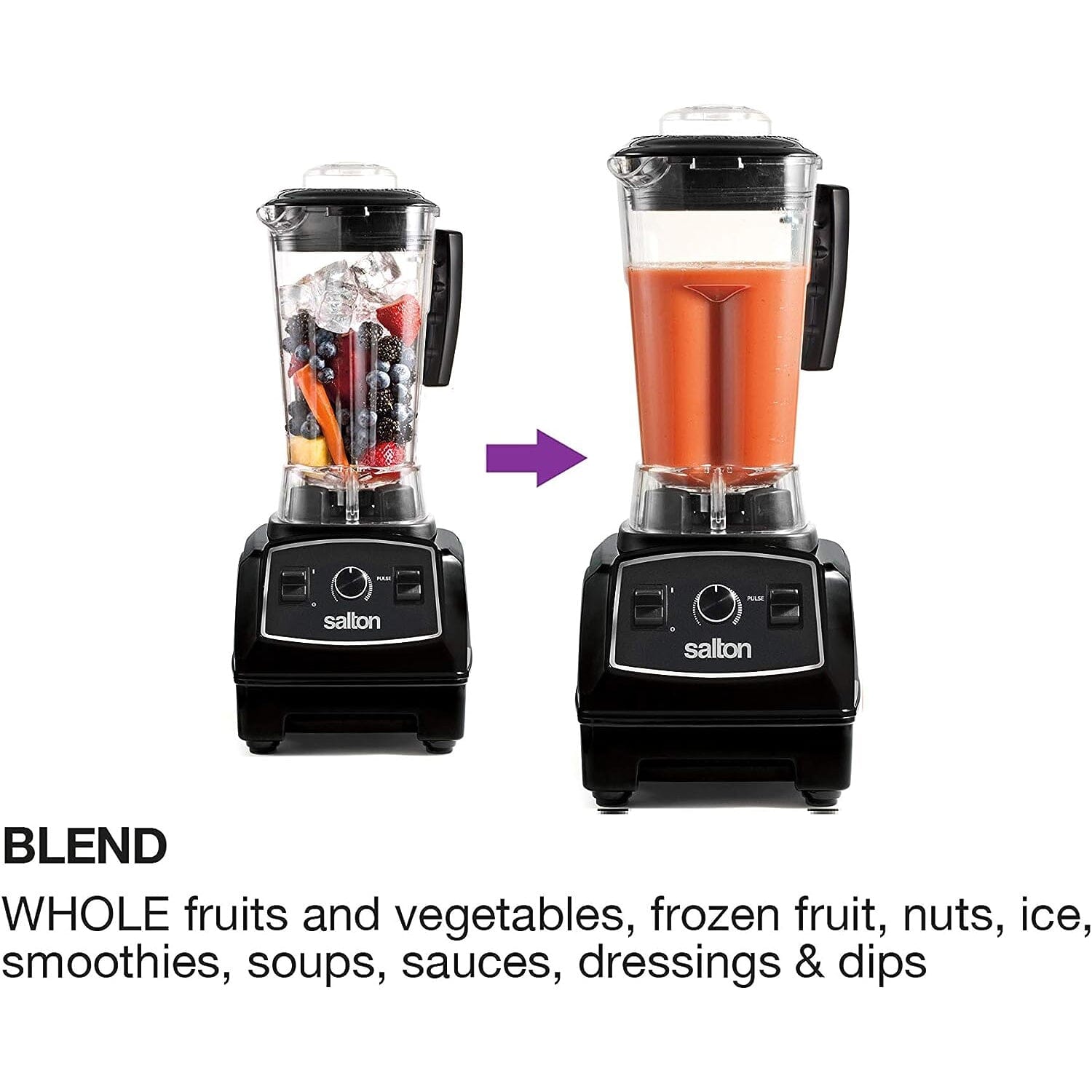 Salton Power Blender 2.0 L/Qt Kitchen Appliances - DailySale