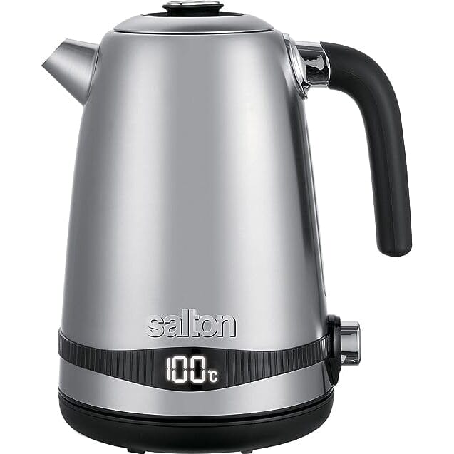 Salton Stainless Steel Digital Kettle - Variable Temperature Kitchen Appliances - DailySale