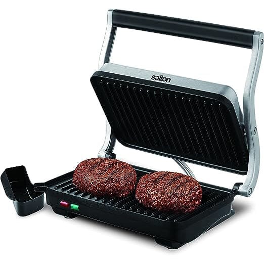 Salton Stainless Steel Panini Grill Kitchen Appliances - DailySale