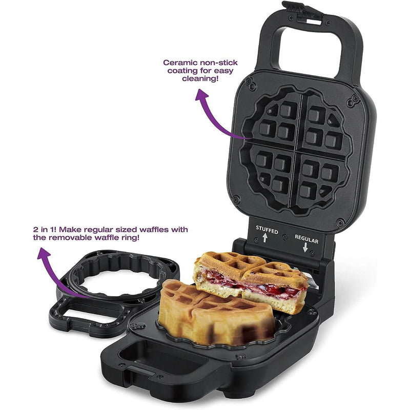 Salton Stuffed Belgian Waffle Maker Kitchen Appliances - DailySale