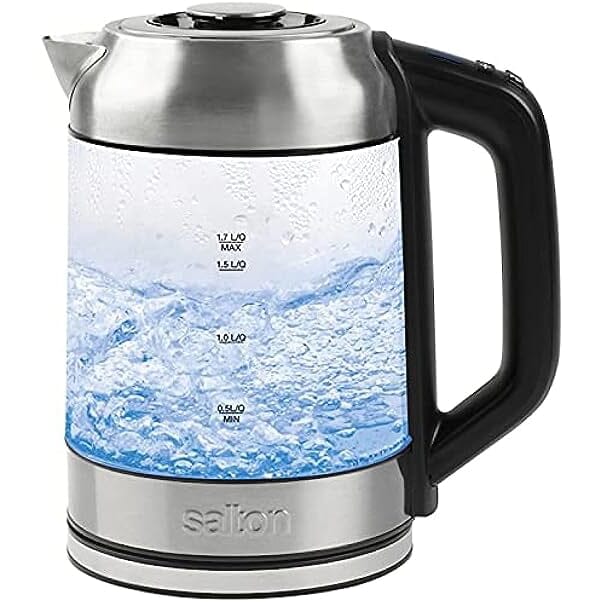 Salton Temperature Control Kettle & Tea Steeper 1.7 L/Qt Kitchen Appliances - DailySale