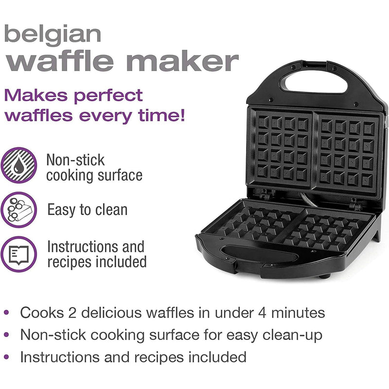 Salton Waffle Maker - Black Kitchen Appliances - DailySale
