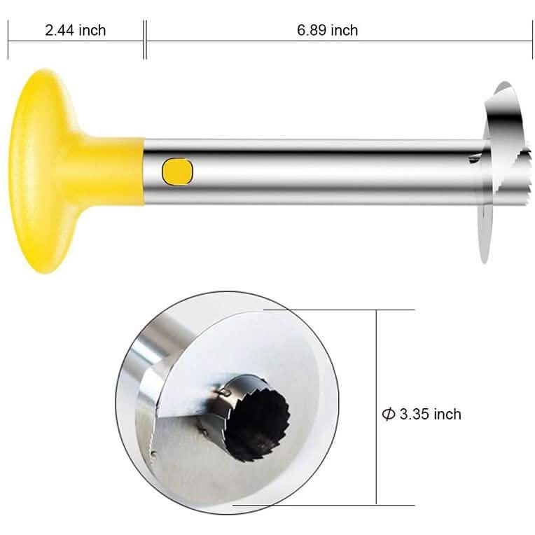 SameTech Pineapple Peeler Corer Slicer Cutter - Thumbnail 5