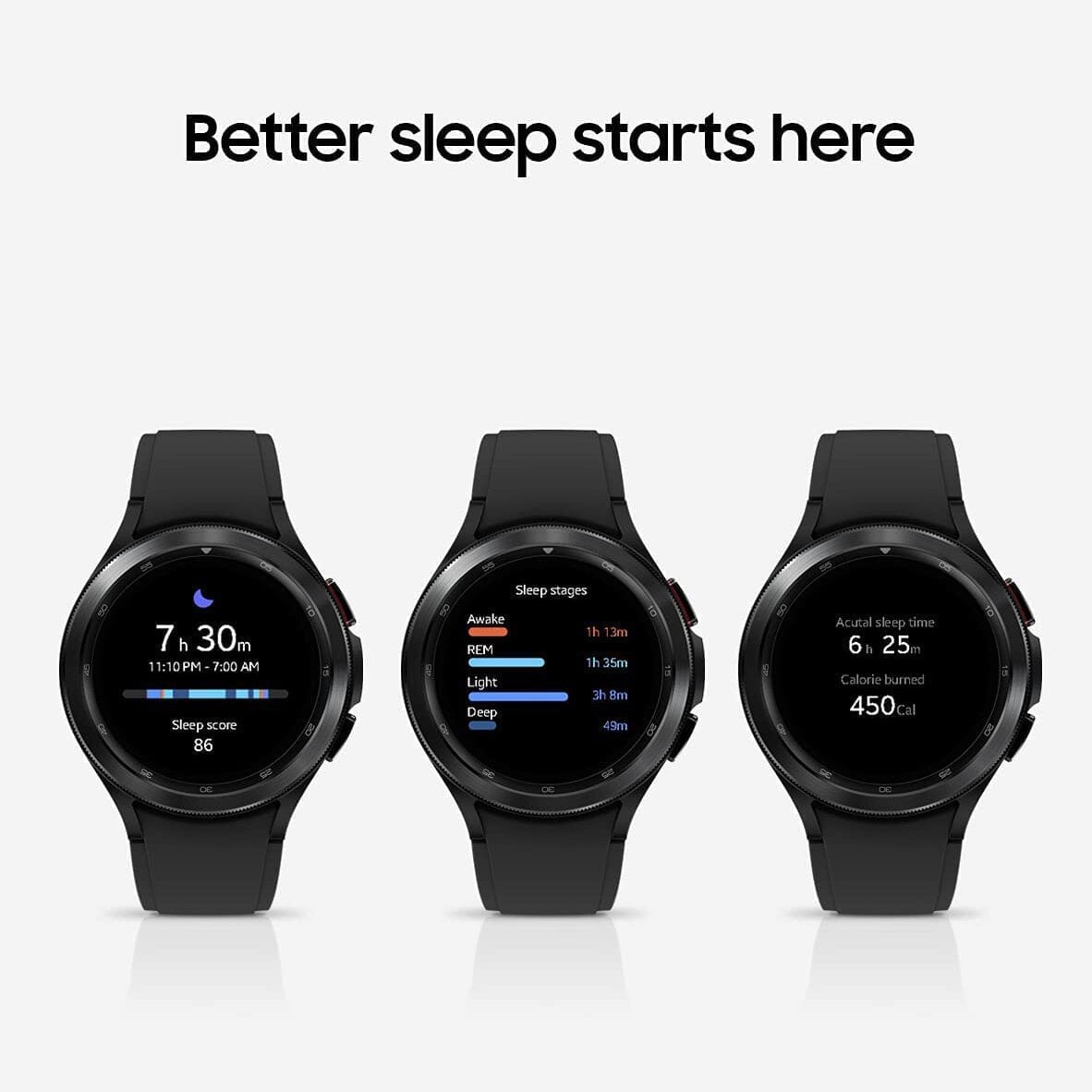 Samsung Electronics Galaxy Watch 4 Classic 46mm Smartwatch with ECG Monitor Tracker Smart Watches - DailySale