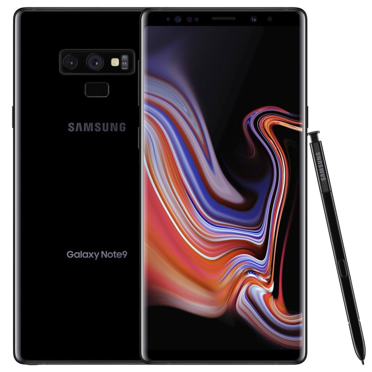 Samsung Galaxy Note 9 Fully Unlocked Cell Phones Black 128GB - DailySale