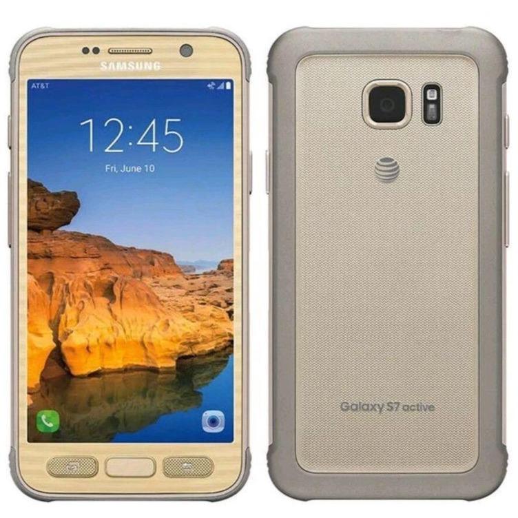 Samsung Galaxy S7 Active 32GB AT&T T-Mobile GSM Phones & Accessories Gold - DailySale