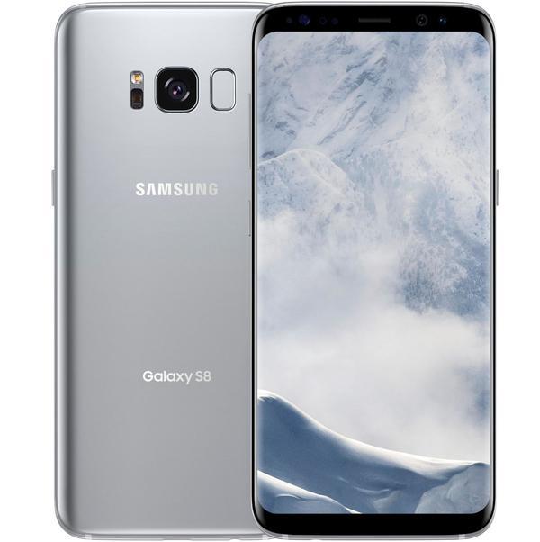 Samsung Galaxy S8 Fully Unlocked 64GB Cell Phones Silver - DailySale