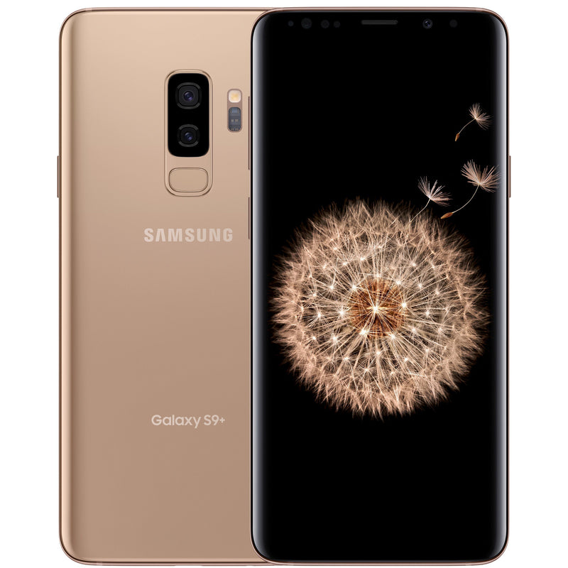 Samsung Galaxy S9+ Plus Fully Unlocked Cell Phones Gold - DailySale