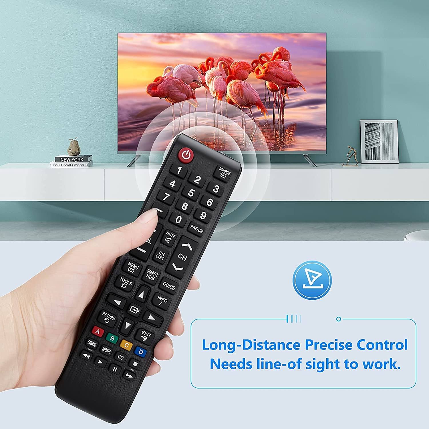 2 x NEW Universal Samsung Remote Control for ALL shops SAMSUNG LCD LED HDTV Smart TVs