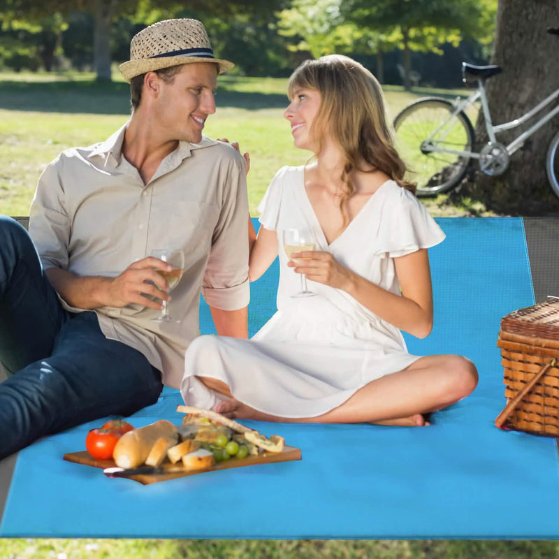 Sand Proof Picnic Blanket with 4 Anchors Sports & Outdoors - DailySale