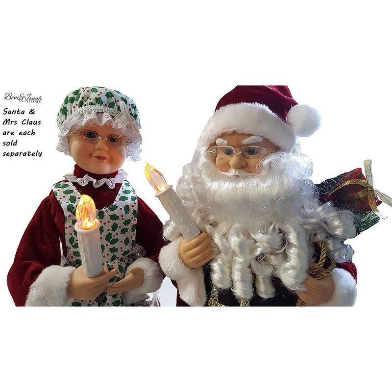Santa's Workshop Collection 24" Animated Christmas Holiday Figurines Holiday Decor & Apparel - DailySale