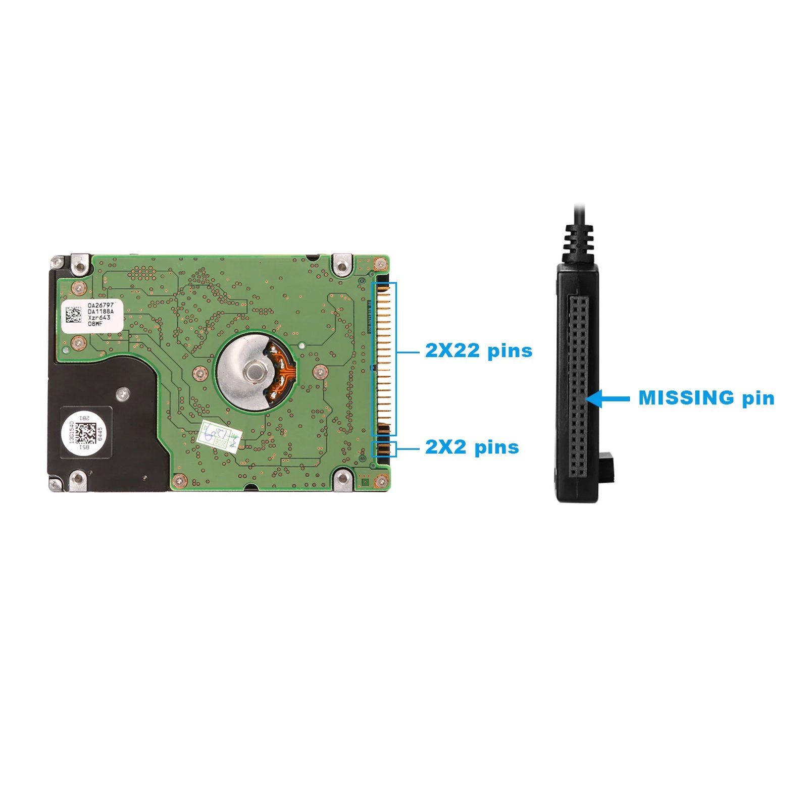 SATA PATA IDE to USB 2.0 Adapter Converter Cable For 2.5" 3.5" Hard Drive Disk Computer Accessories - DailySale