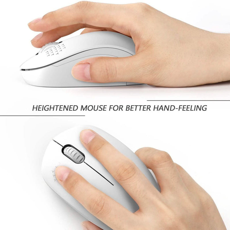 Seenda Wireless Mouse, 2.4G Noiseless Mouse with USB Receiver Portable Computer Accessories - DailySale