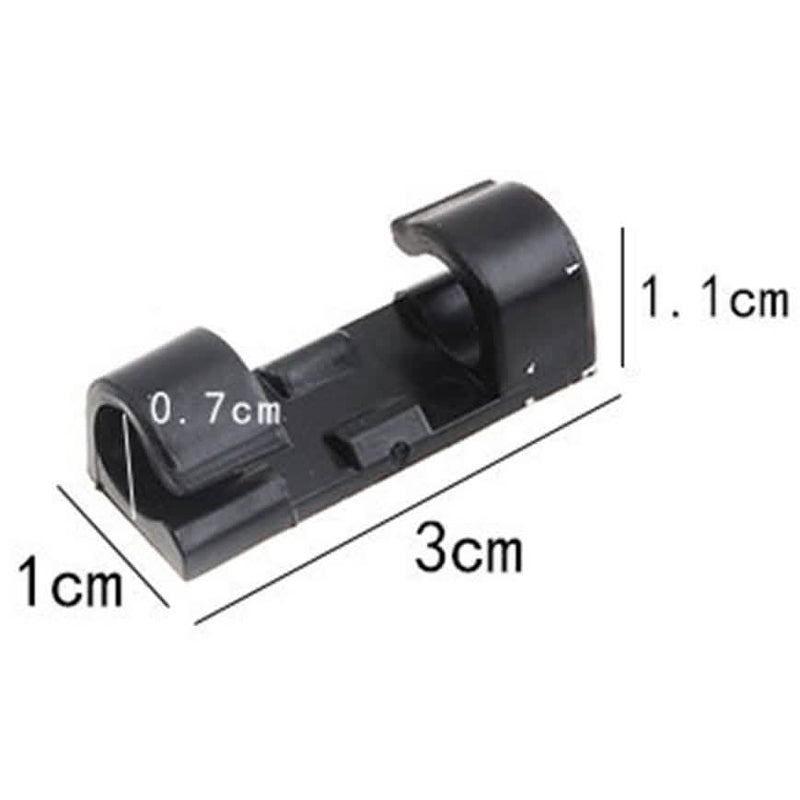 Self-Adhesive Wire Organizer Line Cable Plastic Clips Everything Else - DailySale