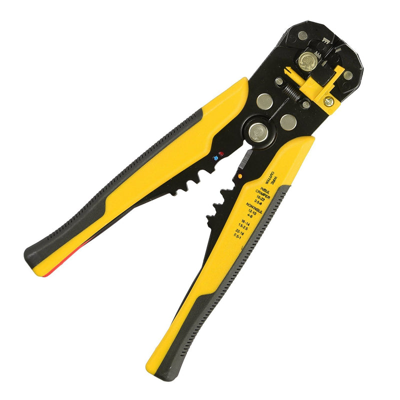 Self-Adjusting Multifunctional Wire Stripper Home Improvement Yellow - DailySale