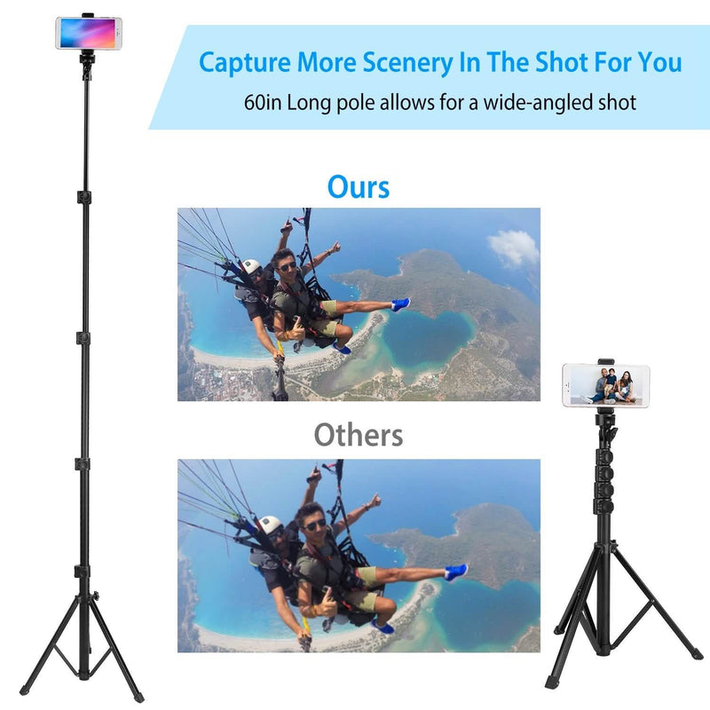 Selfie Stick Tripod Wireless Desktop Phone Tripod Stand Mobile Accessories - DailySale