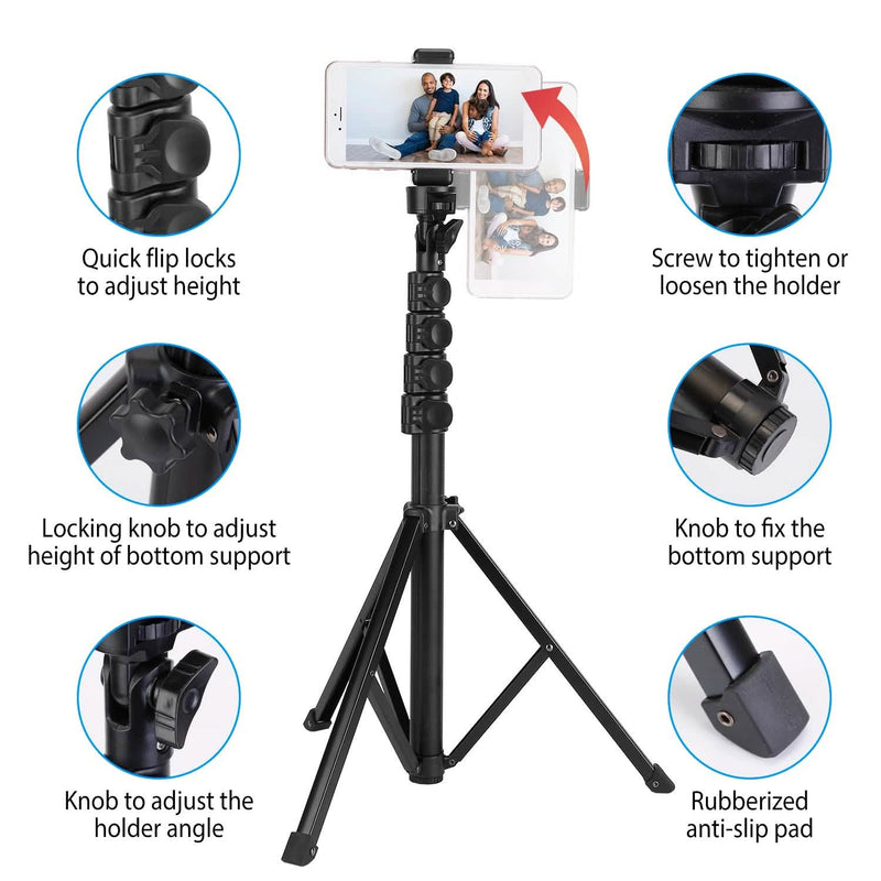 Selfie Stick Tripod Wireless Desktop Phone Tripod Stand Mobile Accessories - DailySale