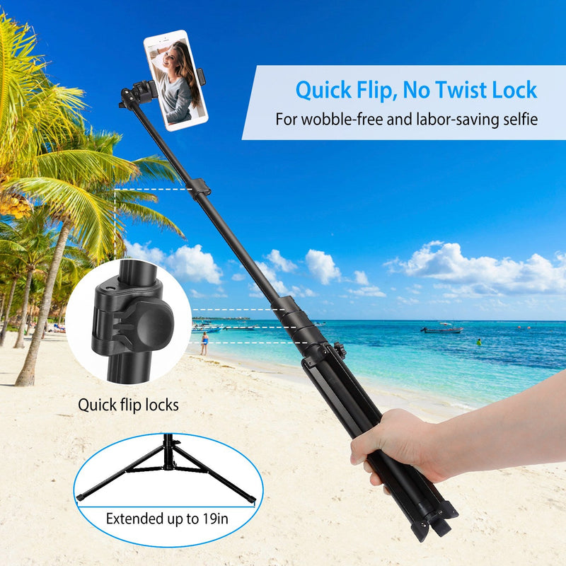 Selfie Stick Tripod Wireless Desktop Phone Tripod Stand Mobile Accessories - DailySale
