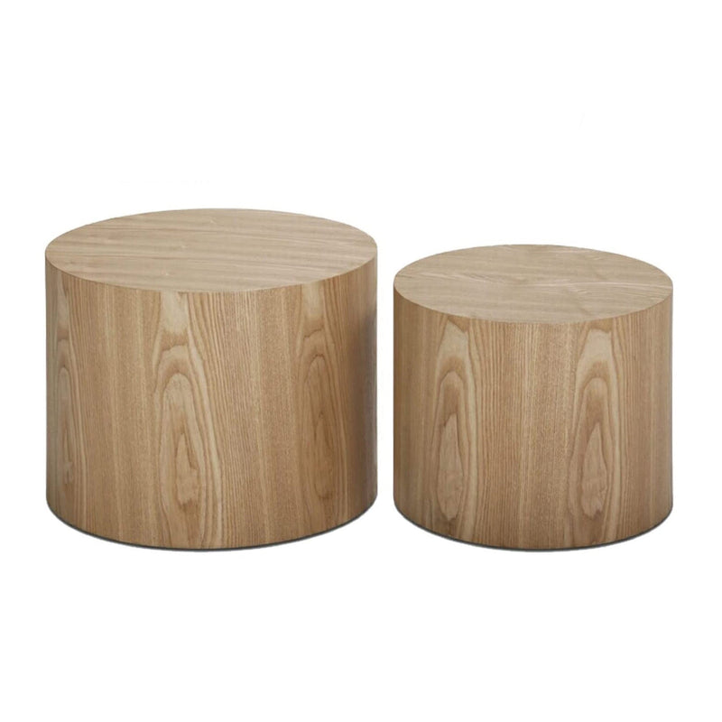 Set of 2: Nesting Coffee Table Furniture & Decor Natural - DailySale