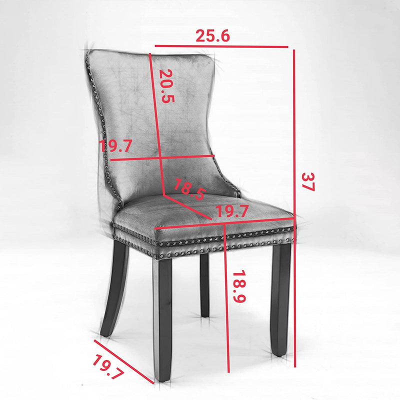 Set of 2: Upholstered Dining Chairs Furniture & Decor - DailySale
