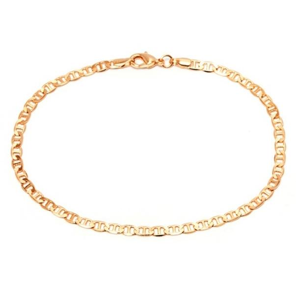 Sevil 18K Gold Filled Flat Marino Anklet Jewelry - DailySale