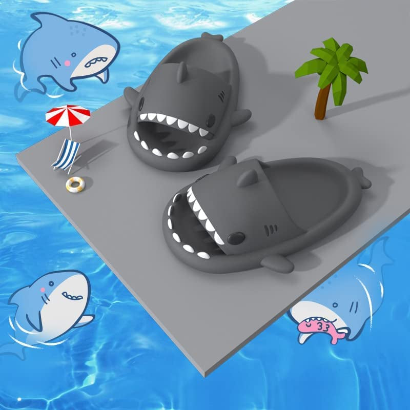 Shark Cloud Slides Slippers Women's Shoes & Accessories - DailySale